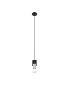 Eglo Lighting - Lobatia - 99531 - Black Wood Grey Terrazzo Ceiling Pendant Light