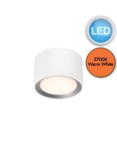 Nordlux - Landon 8 - 2110660101 - LED White Opal IP44 Bathroom Ceiling Flush Light