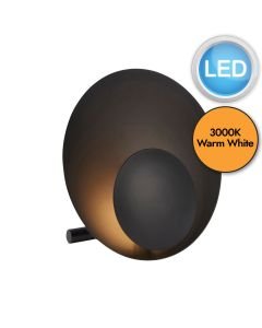 Endon Lighting - Maye - 97373 - LED Black 23cm Table Lamp