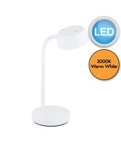 Eglo Lighting - Cabales - 99334 - LED White Task Table Lamp