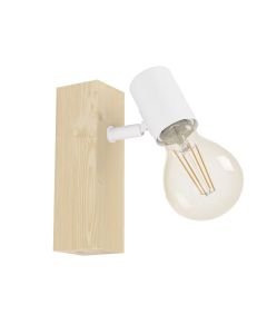 Eglo Lighting - Townshend 3 - 33168 - Wood White Spotlight