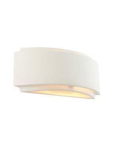 Endon Lighting - Gianna - 76570 - White Ceramic Wall Washer Light