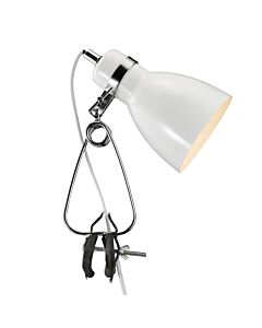 Nordlux - Cyclone - 73072001 - White Task Clamp Lamp