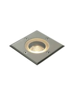 Saxby Lighting - Pillar - 52211 - Marine Grade Stainless Steel Clear Glass IP65 Square Outdoor Ground Light