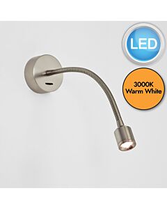 Astro Lighting - Fosso Switched LED 1138008 - Matt Nickel Reading Light