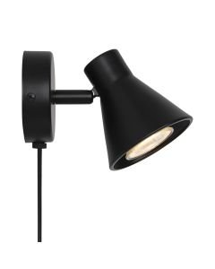 Nordlux - Eik - 45761003 - Black Plug In Spotlight