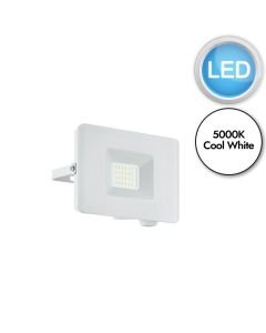 Eglo Lighting - Faedo 3 - 33153 - LED White Clear Glass IP65 Outdoor Floodlight