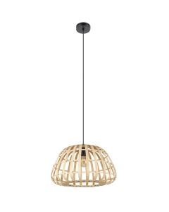 Eglo Lighting - Montezuelo - 390151 - Black Wood Ceiling Pendant Light