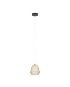 Eglo Lighting - Ciudadela - 900896 - Black Brushed Brass White Ceiling Pendant Light