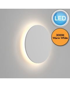 Astro Lighting - Eclipse Round 350 LED 3000K 1333026 - Plaster Wall Light
