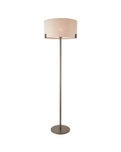 Endon Lighting - Hayfield - 72634 - Brushed Bronze Natural Floor Lamp