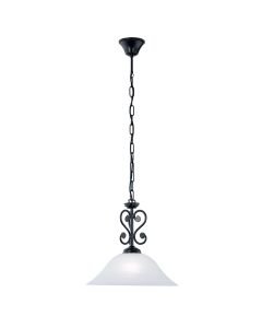 Eglo Lighting - Murcia - 91002 - Black White Glass Ceiling Pendant Light