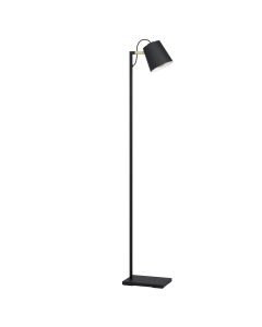 Eglo Lighting - Lacey - 43614 - Black Wood Floor Reading Lamp