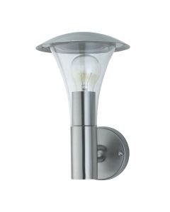 Halo - Brushed Stainless Steel Outdoor IP44 Wall Light