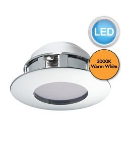 Eglo Lighting - Pineda - 95818 - LED Chrome IP44 Bathroom Recessed Ceiling Downlight