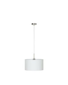 Eglo Lighting - Pasteri - 31571 - Satin Nickel White Ceiling Pendant Light
