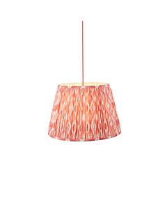 Endon Lighting - Eltham - 114256 - Aged Brass Pink Ceiling Pendant Light