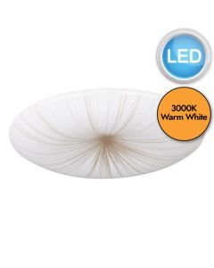 Eglo Lighting - Nieves 1 - 900498 - LED White Flush Ceiling Light