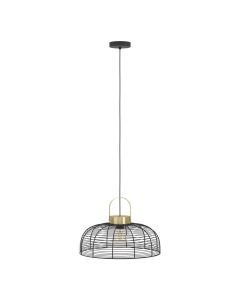 Eglo Lighting - Roundham - 43964 - Black Brushed Brass Ceiling Pendant Light