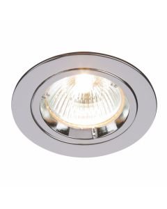 Saxby Lighting - Cast - 52329 - Chrome Fixed Recessed Ceiling Downlight