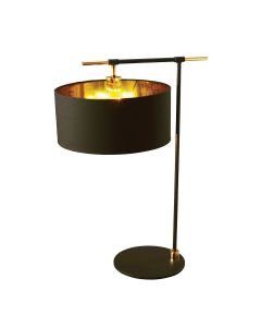 Elstead Lighting - Balance - BALANCE-TL-BKPB - Black Brass Table Lamp With Shade
