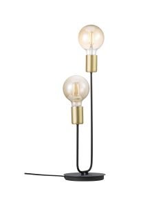 Nordlux - Josefine - 48955003 - Black Brass 2 Light Table Lamp