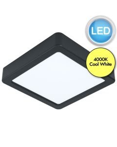 Eglo Lighting - Fueva 5 - 99255 - LED Black White Flush Ceiling Light