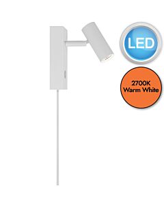 Nordlux - Omari - 2112231001 - LED White Touch Plug In Spotlight