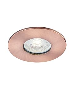Saxby Lighting - Saxby ShieldONE 75 - 109808 & 113309 - Copper IP65 Fixed Bathroom Recessed Fire Rated Ceiling Downlight