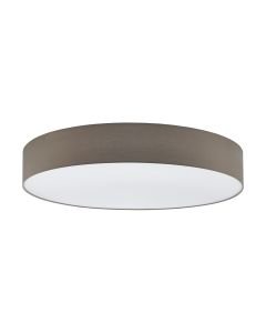 Eglo Lighting - Pasteri - 97621 - White Taupe 7 Light Flush Ceiling Light