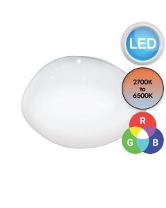 Eglo Lighting - Sileras-Z - 900128 - LED White 3 Light Flush Ceiling Light