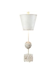Flambeau Lighting - Petra - FB-PETRA-TL - Bone White Parchment Table Lamp With Shade