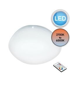 Eglo Lighting - Sileras - 97578 - LED White Flush Ceiling Light