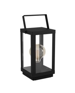 Eglo Lighting - Bradford 1 - 43623 - Black Clear Glass Table Lamp