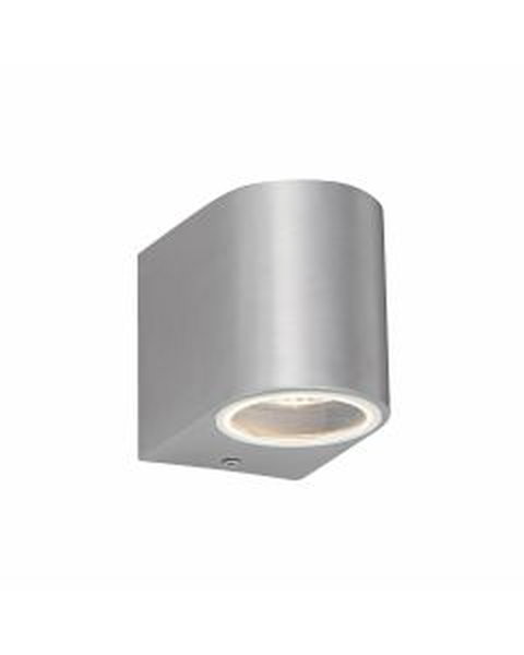 Saxby Lighting - Doron - 43655 - Brushed Aluminium Clear Glass IP44 Outdoor Wall Washer Light