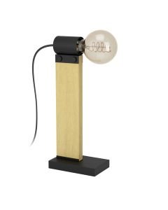 Eglo Lighting - Bailrigg - 43904 - Black Wood Table Lamp