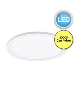 Eglo Lighting - Sarsina - 97501 - LED White Flush Ceiling Light