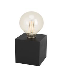Eglo Lighting - Prestwick 2 - 43734 - Black Wood Table Lamp