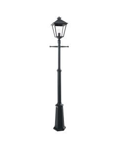 Norlys Lighting - Turin Grande - TG5-BLACK - Black Clear IP54 Outdoor Lamp Post