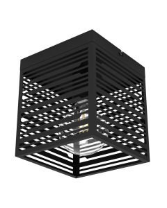 Eglo Lighting - Piedritas - 900355 - Black Flush Ceiling Light
