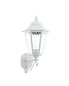 Eglo Lighting - Navedo - 93446 - White Clear Glass IP44 Outdoor Wall Light