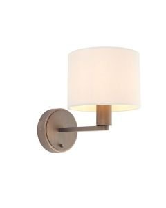 Endon Lighting - Daley - 73018 - Antique Bronze Marble Wall Light