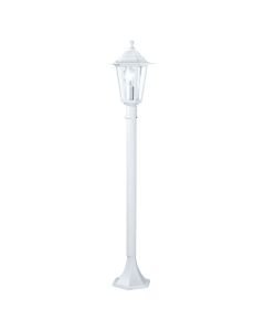 Eglo Lighting - Laterna 5 - 22995 - White Clear Glass IP44 Outdoor Post Light