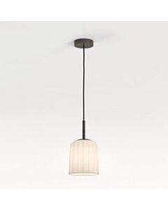 Astro Lighting - Veo - 1455005 - Bronze White Ribbed Glass Ceiling Pendant Light