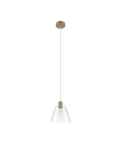 Eglo Lighting - Copley - 43633 - Gold Clear Glass Ceiling Pendant Light