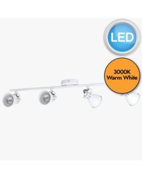 Eglo Lighting - Seras 1 - 98396 - LED White 4 Light Ceiling Spotlight