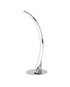 Polished Chrome LED Arc Table Lamp