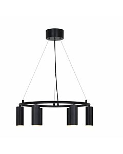 Nordlux - Vico - 2512323003 - Black 6 Light Ceiling Pendant Light