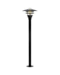 Nordlux - Lonstrup 32 - 71428003 - Black Clear Glass IP44 Outdoor Post Light