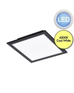 Eglo Lighting - Salobrena 1 - 900817 - LED Black White Flush Ceiling Light